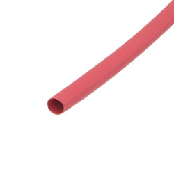 TUBO TERMORETRACTIL DIAMETRO 1 6mm X 1 2m  ROJO
