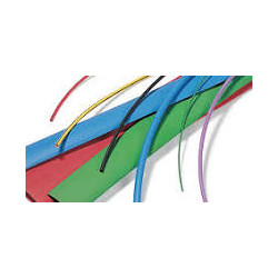 TUBO TERMORETRACTIL DIAMETRO 2 4mm X 1 2m NEGRO