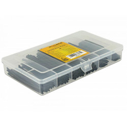 CAJA 100 UDS TUBO TERMORRETRACTIL NEGRO 10 cms