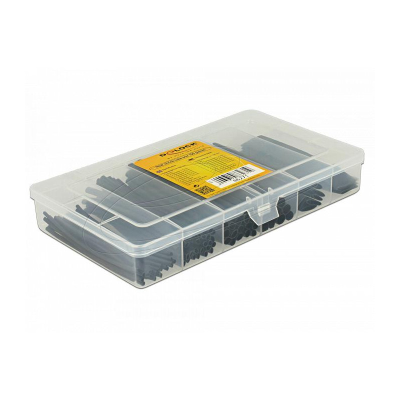 CAJA 100 UDS TUBO TERMORRETRACTIL NEGRO 10 cms