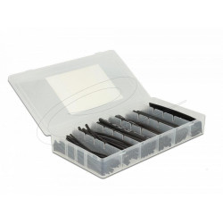 CAJA 100 UDS TUBO TERMORRETRACTIL NEGRO 10 cms