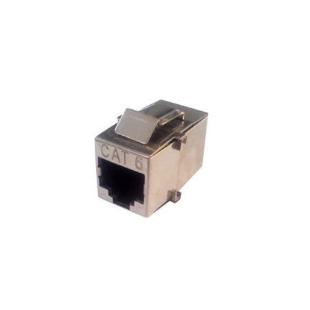 ADAPTADOR PANEL RJ45 CAT 6 FTP HEMBRA-HEMBRA