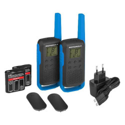 PAREJA DE WALKIES PMR MOTOROLA T62 COLOR AZUL