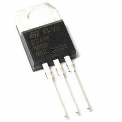 TRIAC BTA16-600B 600V 16A ENCAPSULADO TO220