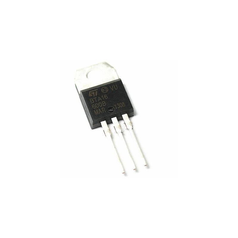 TRIAC BTA16-600B 600V 16A ENCAPSULADO TO220 TRIAC BTA16-600B 600V 16A ENCAPSULADO TO220