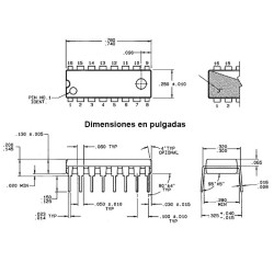 C I  74151   74LS151 TTL 16 PINES