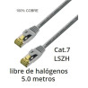LATIGUILLO RJ45 FTP CAT 7 5M GRIS LSZH COBRE