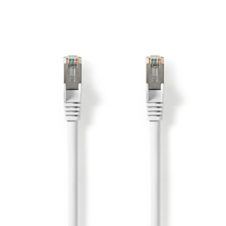 LATIGUILLO RJ45 FTP CAT8 1 1M BLANCO LSZH COBRE