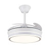 VENTILADOR MODELO DIANA-L 30W 4 ASPAS BLANCO