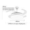 VENTILADOR MODELO MINA-L BLANCO 35W