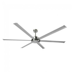 VENTILADOR TECHO SANSON NIQUEL 214CM 6 ASPAS