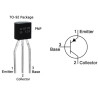 TRANSISTOR 2SA1015 PNP ENCAPSULADO TO92