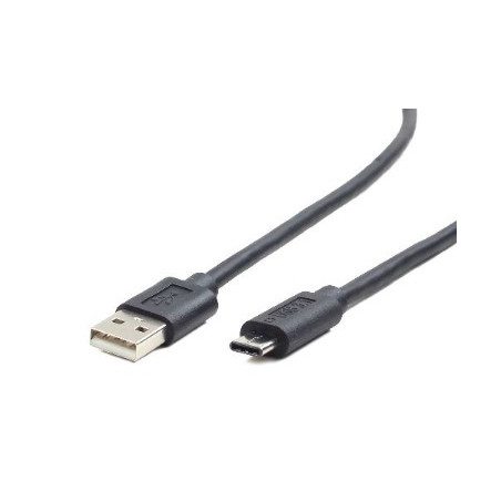 CABLE USB 2 0 MACHO A TIPO C MACHO 1M NEGRO