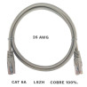 LATIGUILLO UTP CAT 6A 10M GRIS COBRE LSZH