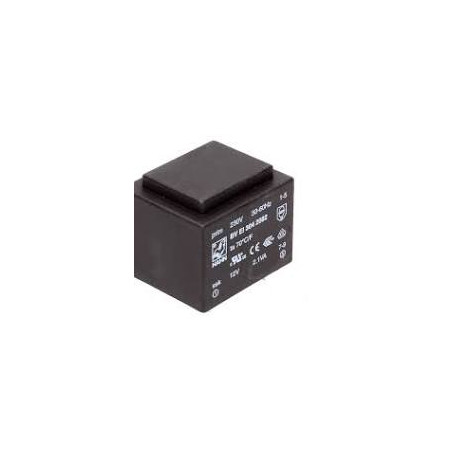 TRANSFORMADOR ENCAPSULADO 230VCA - 12VCA 2 1VA