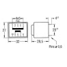 TRANSFORMADOR ENCAPSULADO 230VCA - 24VCA 2 1VA