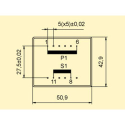 TRANSFORMADOR ENCAPSULADO 6V 12VA