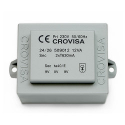 TRANSFORMADOR ENCAPSULADO 9V 9V 12VA