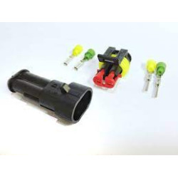 CONECTOR ESTANCO COMPLETO 2 VIAS