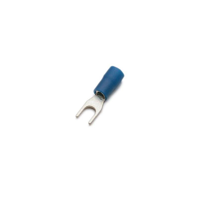 TERMINAL PREAISLADO HORQUILLA 4 3mm AZUL 2 5mm