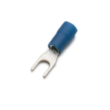 TERMINAL PREAISLADO HORQUILLA 4 3mm AZUL 2 5mm