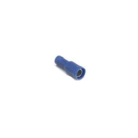 TERMINAL AISLADO HEMBRA CILINDRICO AZUL 2 5mm