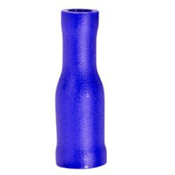 TERMINAL AISLADO HEMBRA CILINDRICO AZUL 2 5mm