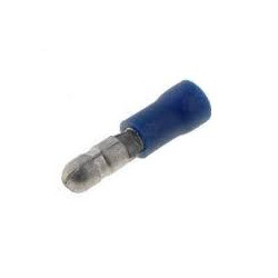 TERMINAL AISLADO MACHO CILINDRICO AZUL 2 5mm
