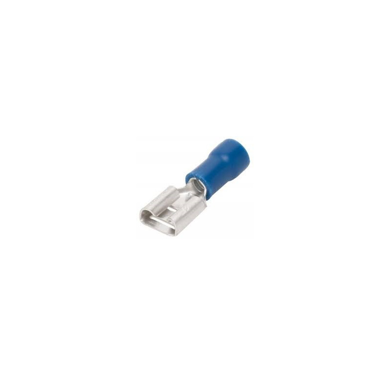 TERMINAL FASTON HEMBRA 6 3 PREAISLADO AZUL 2 5mm
