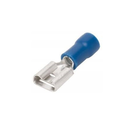TERMINAL FASTON HEMBRA 6 3 PREAISLADO AZUL 2 5mm