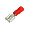 TERMINAL FASTON HEMBRA 6 3 PREAISLADO ROJO 1mm