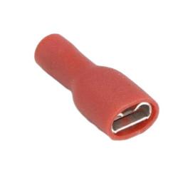 TERMINAL FASTON HEMBRA 6 3 PREAISLADO ROJO 1 5mm
