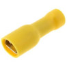 TERMINAL FASTON HEMBRA 6 3 PREAISLADO AMARILLO 6mm