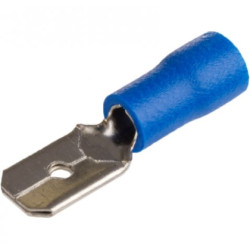 TERMINAL FASTON MACHO 6 3 PREAISLADO AZUL 2 5mm