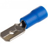 TERMINAL FASTON MACHO 6 3 PREAISLADO AZUL 2 5mm