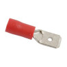 TERMINAL FASTON MACHO 6 3 PREAISLADO ROJO 1 5mm