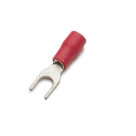 TERMINAL PREAISLADO HORQUILLA 3 2mm ROJO 1 5mm
