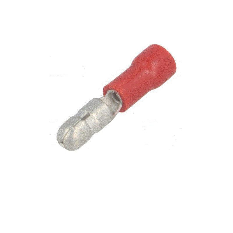 TERMINAL AISLADO MACHO CILINDRICO ROJO 1 5mm TERMINAL AISLADO MACHO CILINDRICO ROJO 1 5mm
