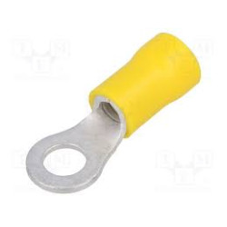 TERMINAL PREAILADO REDONDO 4 3mm AMARILLO