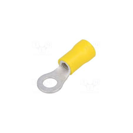 TERMINAL PREAILADO REDONDO 4 3mm AMARILLO