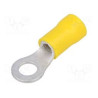 TERMINAL PREAILADO REDONDO 4 3mm AMARILLO
