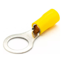 TERMINAL AISLADO REDONDO 10 5mm AMARILLO