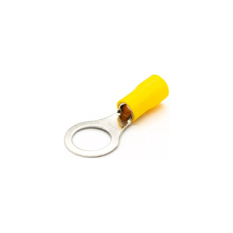 TERMINAL AISLADO REDONDO 10 5mm AMARILLO