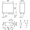 RELE FINDER 12VAC 1 CONTACTO 10A