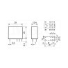 RELE MINI 12VDC 1 CTO 16A 