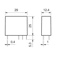 RELE 24VCC 1C 16A FINDER 