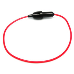 PORTAFUSIBLES 5x20mm CABLE 30 cms