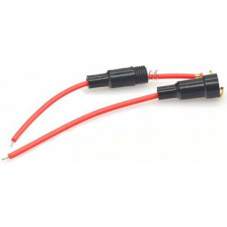 PORTAFUSIBLES 5x20mm CABLE 30 cms