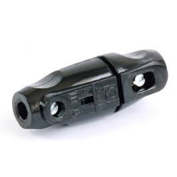 PORTAFUSIBLES AEREO PARA FUSIBLE 5X20mm NEGRO