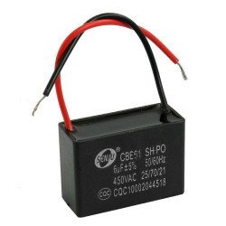 CONDENSADOR 6µF 450VCA RECTANGULAR